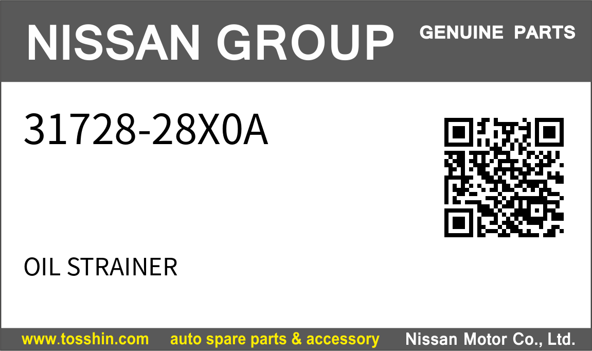 Nissan 31728-28X0A OIL STRAINER