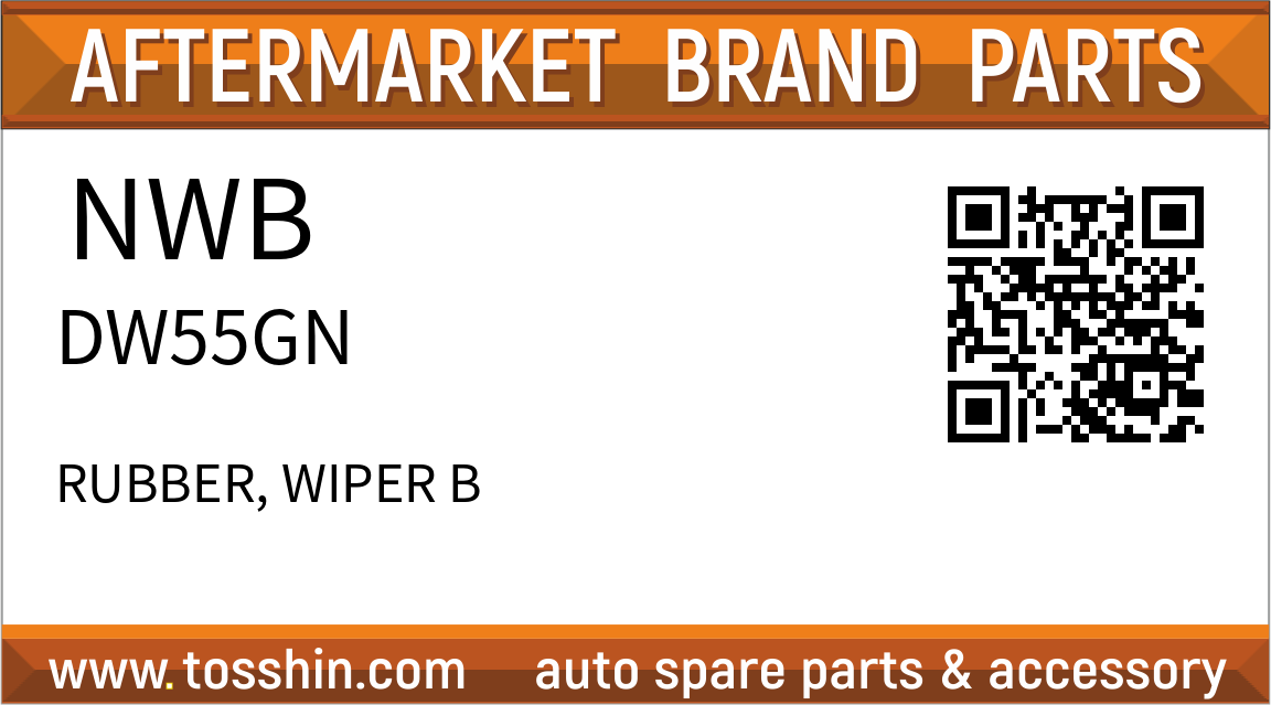 NWB DW55GN RUBBER, WIPER B